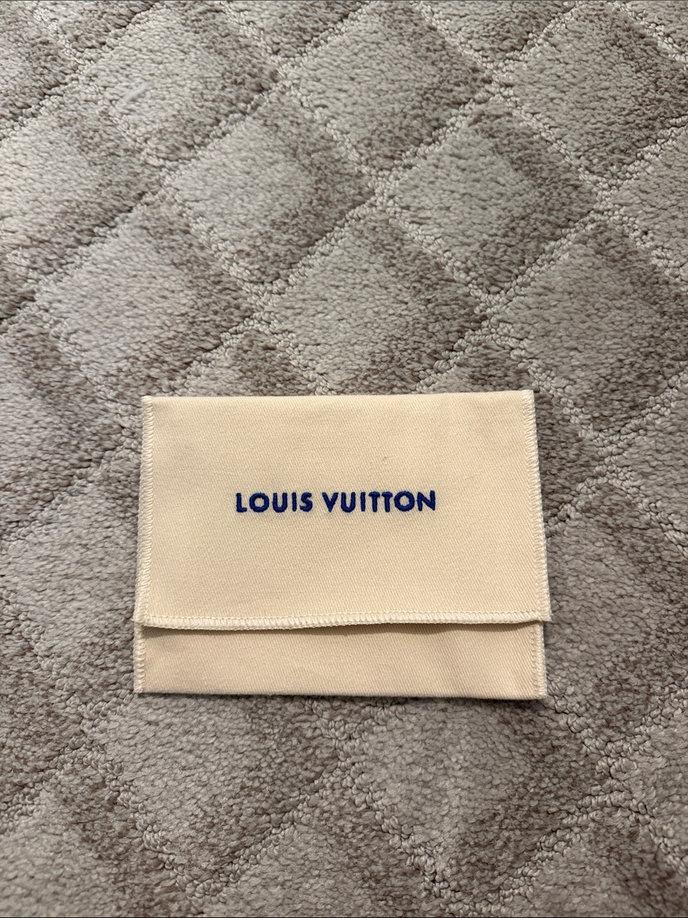 Louis Vuitton Dust Bag with Blue Logo